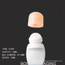 Plastic Roll on Bottle Cosmetics Packaging